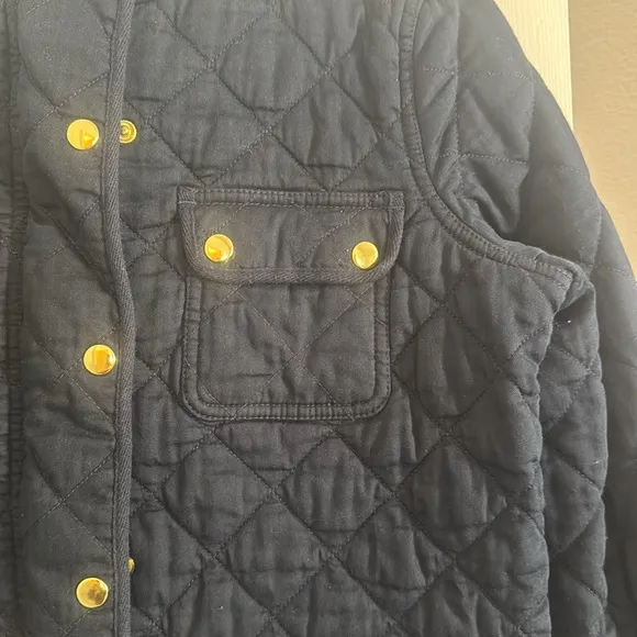J. Crew Navy Quilted Jacket