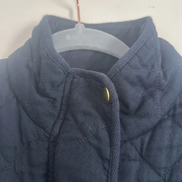 J. Crew Navy Quilted Jacket