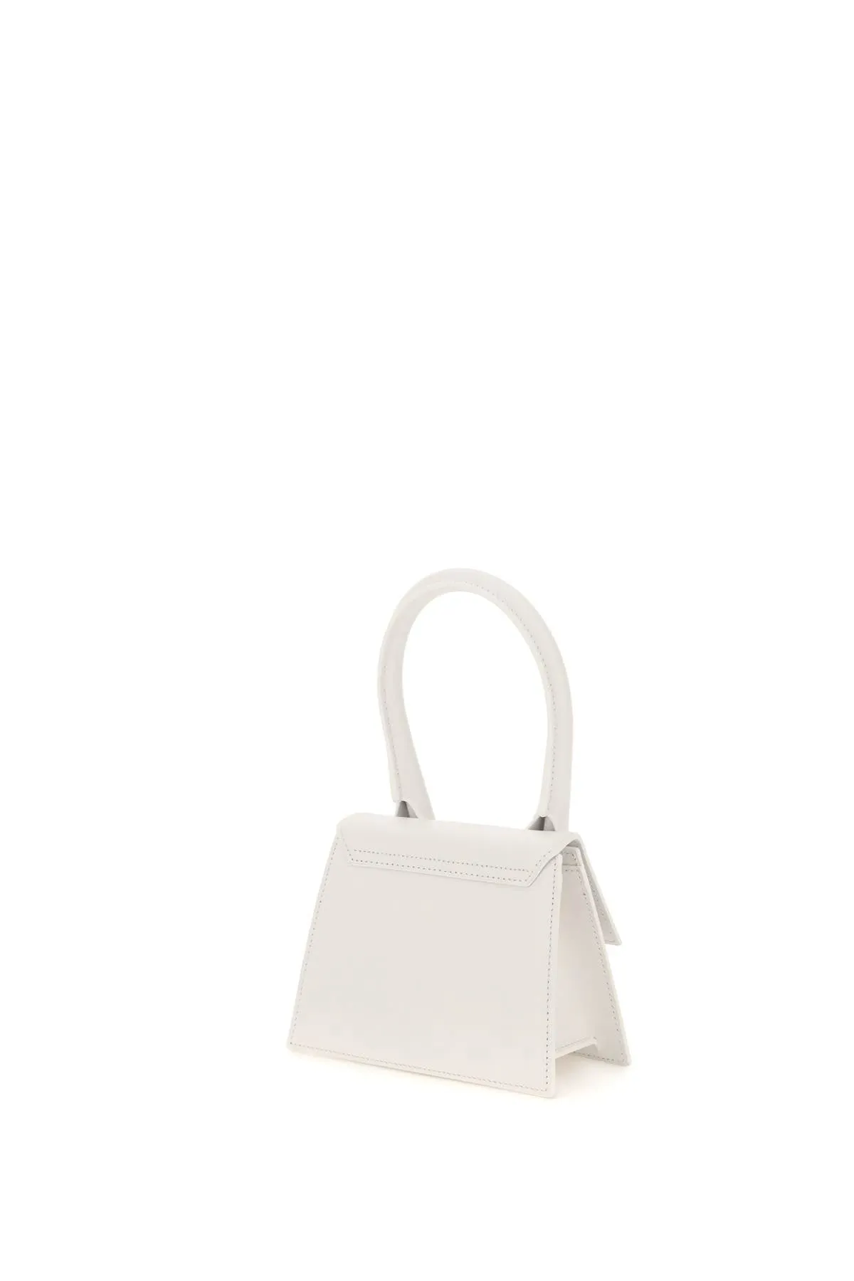 JACQUEMUS Mini Leather Shoulder Bag - 18cm x 13.5cm x 8cm