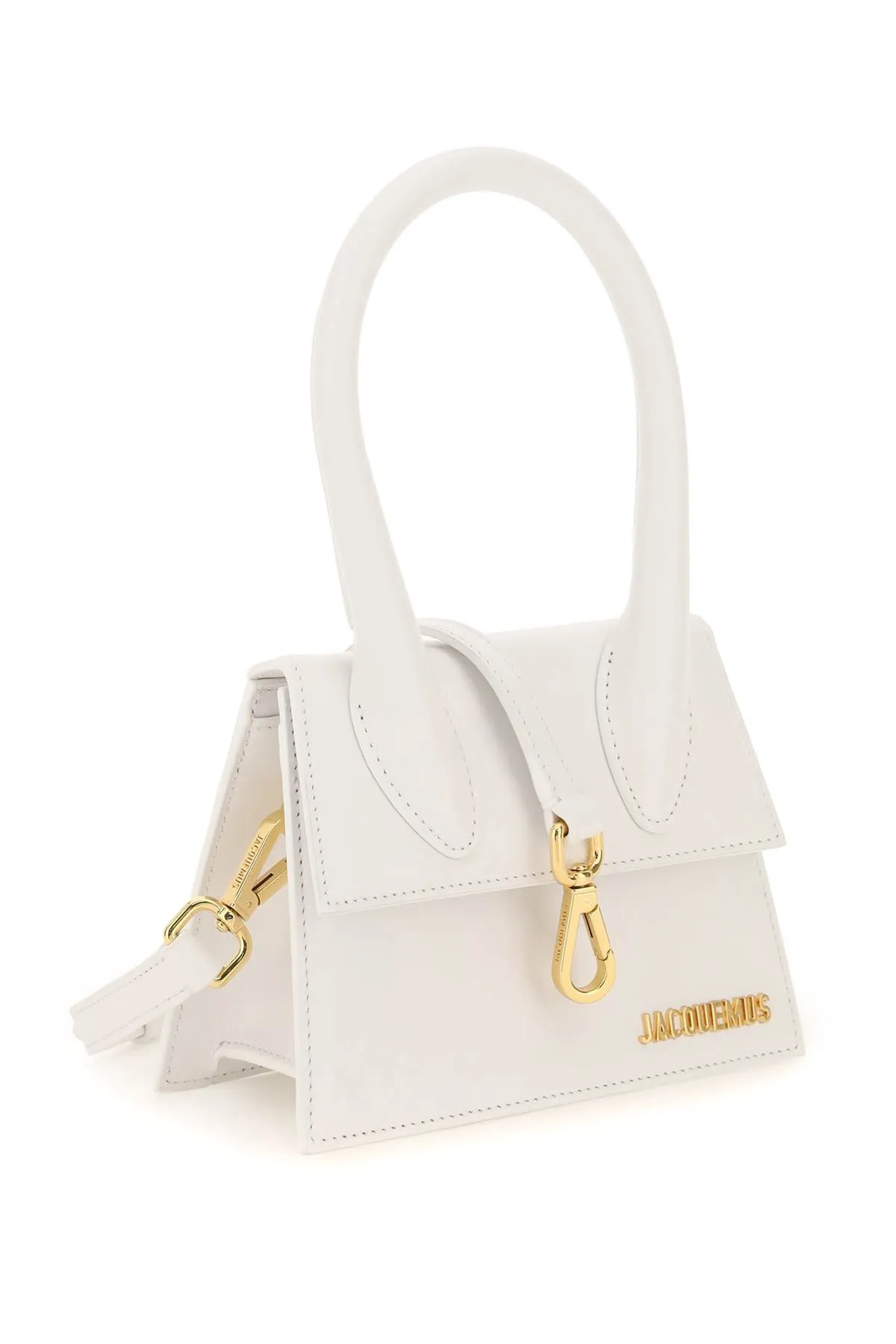 JACQUEMUS Mini Leather Shoulder Bag - 18cm x 13.5cm x 8cm