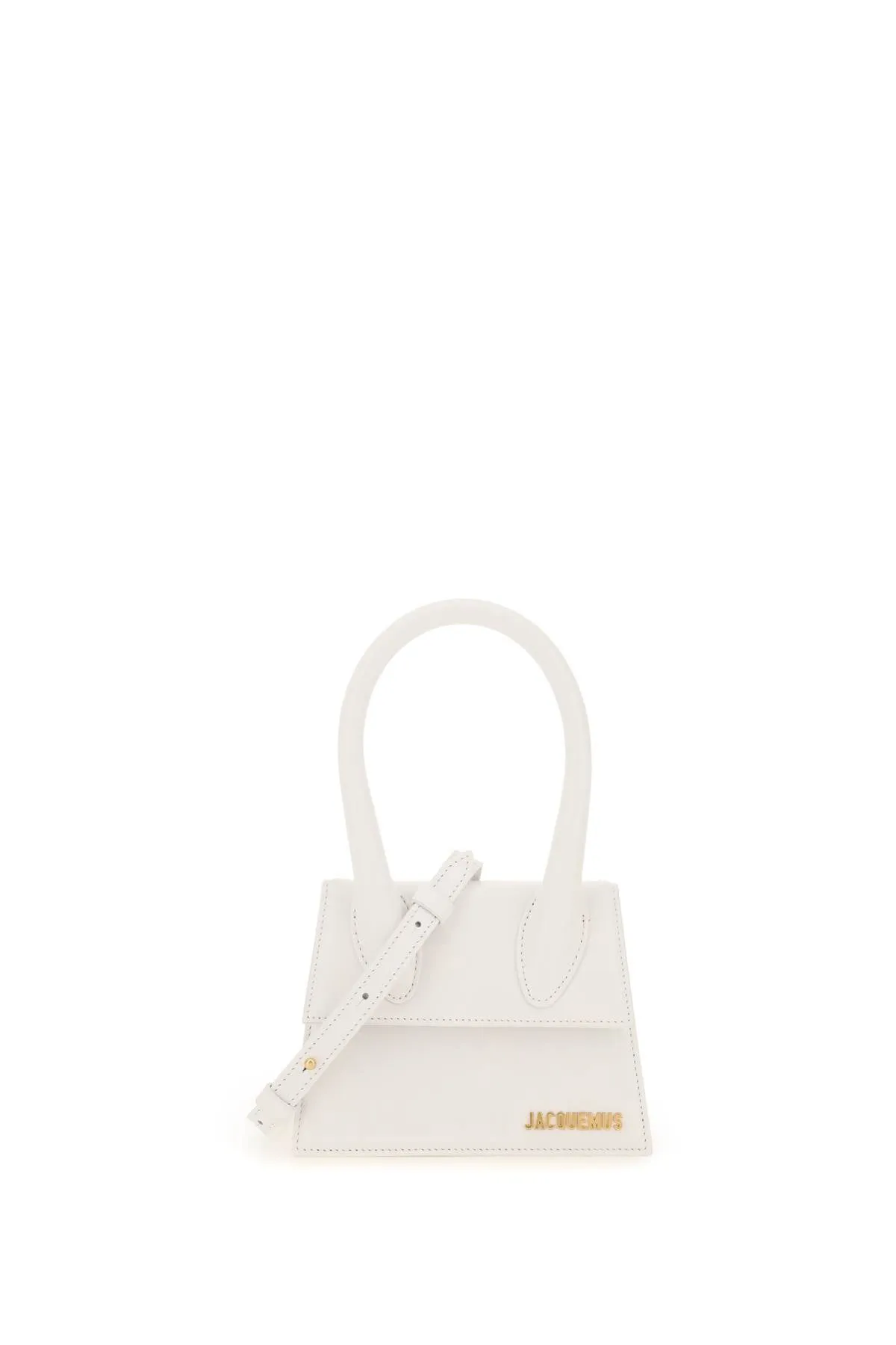 JACQUEMUS Mini Leather Shoulder Bag - 18cm x 13.5cm x 8cm