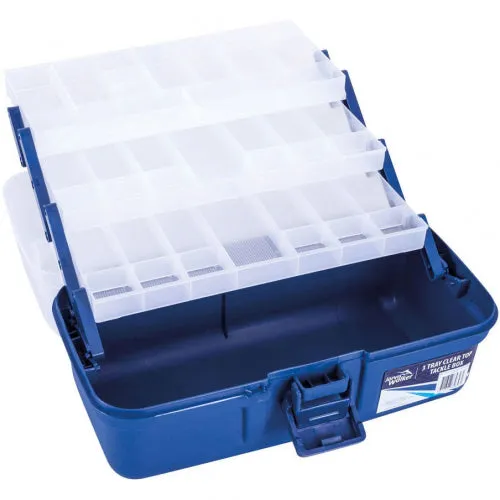 Jarvis Walker Cantilever Clear Top Tackle Boxes