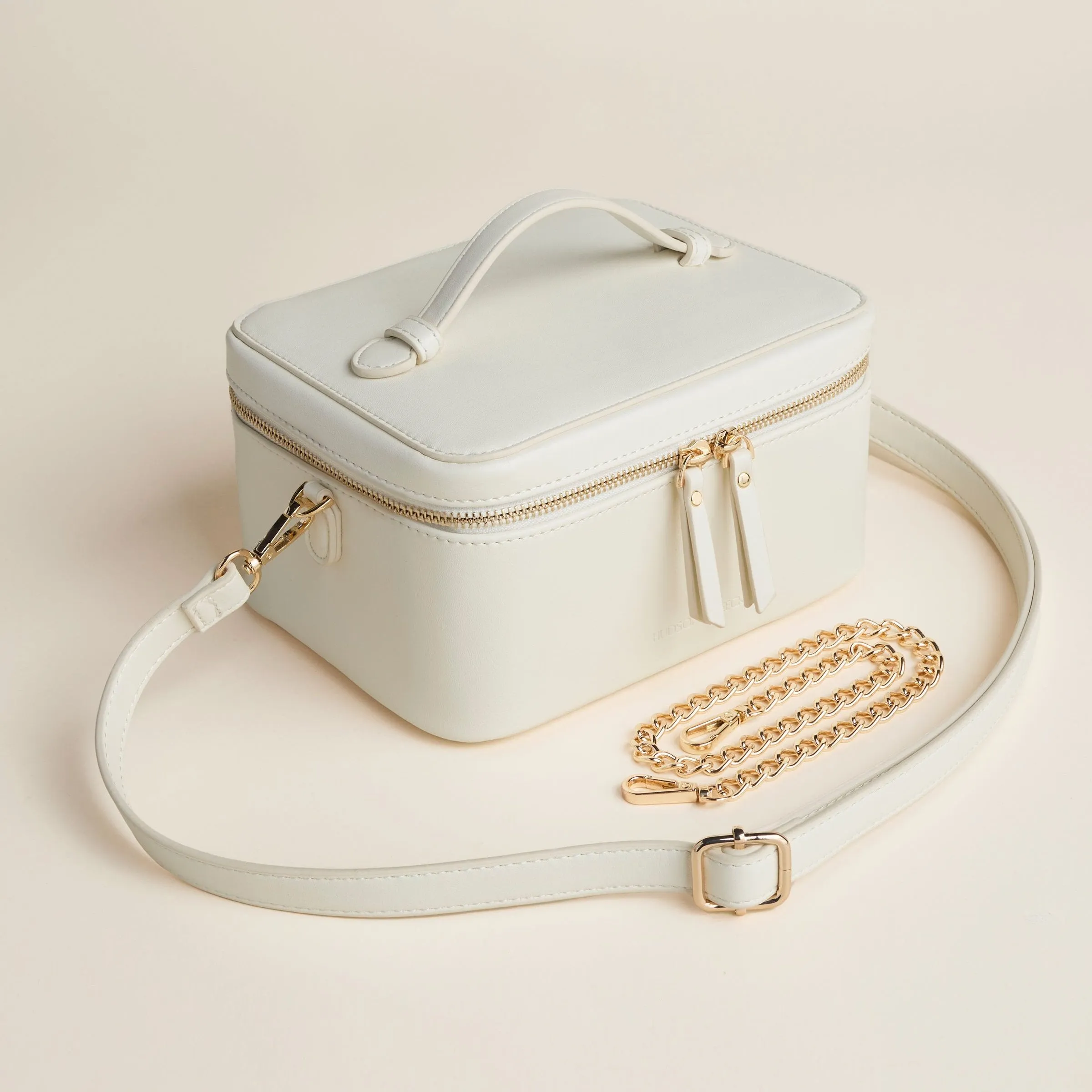 Jetsetter Train Case - Ecru