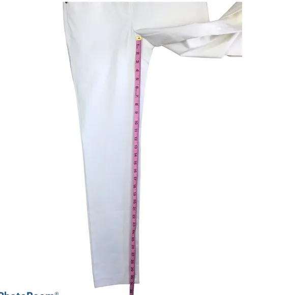 J.McLaughlin Felicity Straight Leg Pants In White Sz. 0