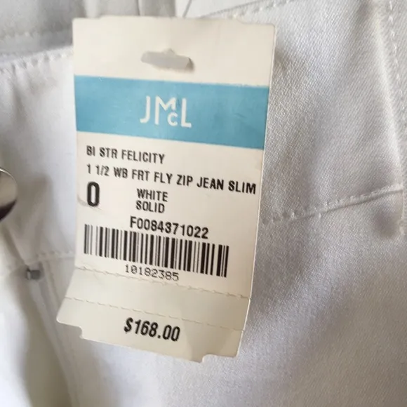 J.McLaughlin Felicity Straight Leg Pants In White Sz. 0