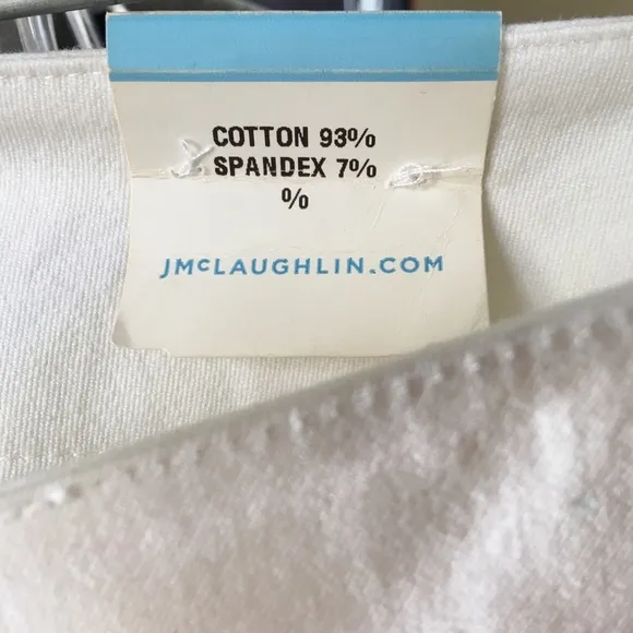 J.McLaughlin Felicity Straight Leg Pants In White Sz. 0