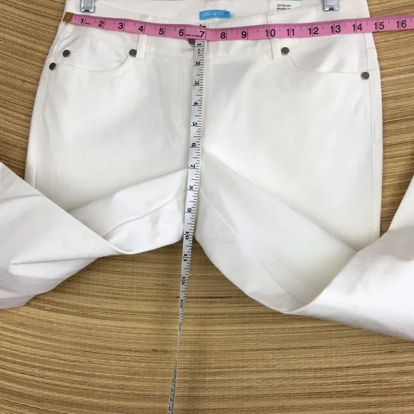 J.McLaughlin Felicity Straight Leg Pants In White Sz. 0