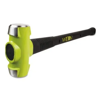 JPW Industries B.A.S.H Unbreakable Handle Sledge Hammer, 12 lb Head, 30 in Ergonomic Handle, 21230