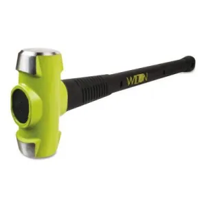 JPW Industries B.A.S.H Unbreakable Handle Sledge Hammer, 12 lb Head, 30 in Ergonomic Handle, 21230