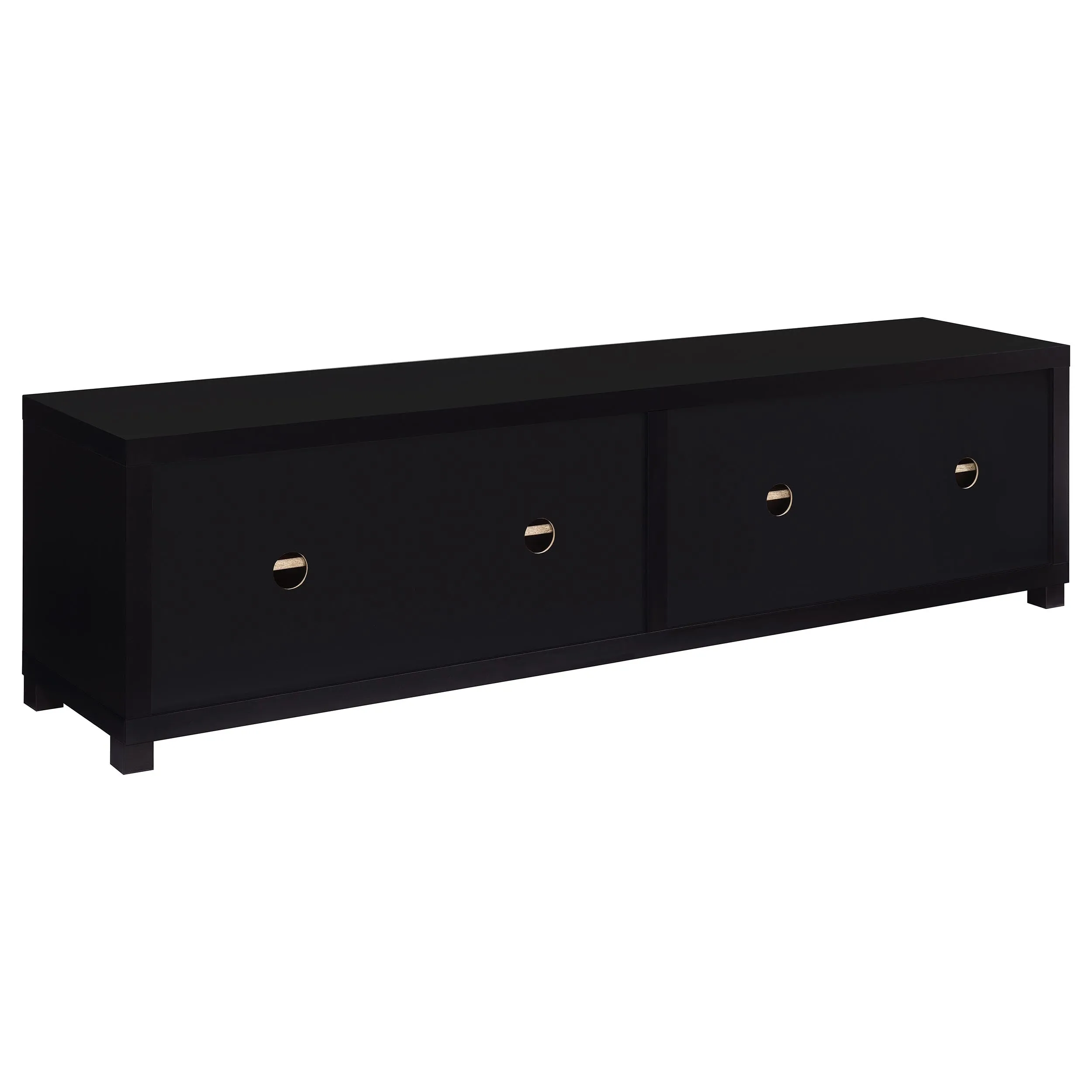 Jupiter 3-piece Entertainment Center 79-inch TV Stand Black