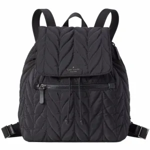Kate Spade Ellie Large Flap Backpack Bag- Black