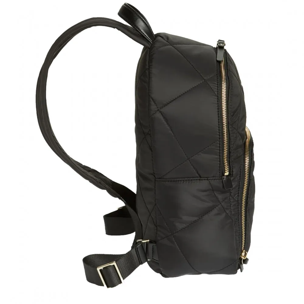 Kate Spade Watson Lane Quilted Hartley Backpack Bag- Black