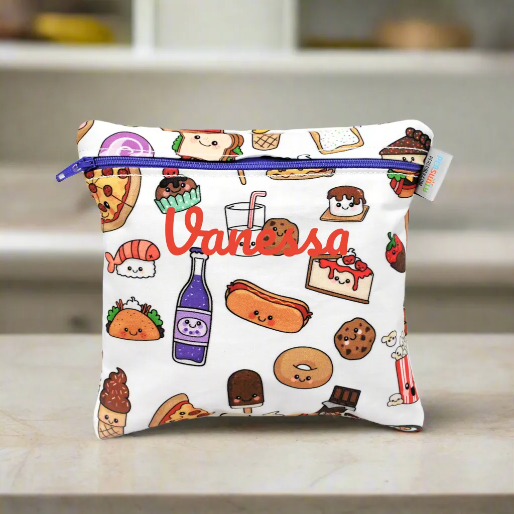 Kawaii Food Personalized Reusable Food Bag