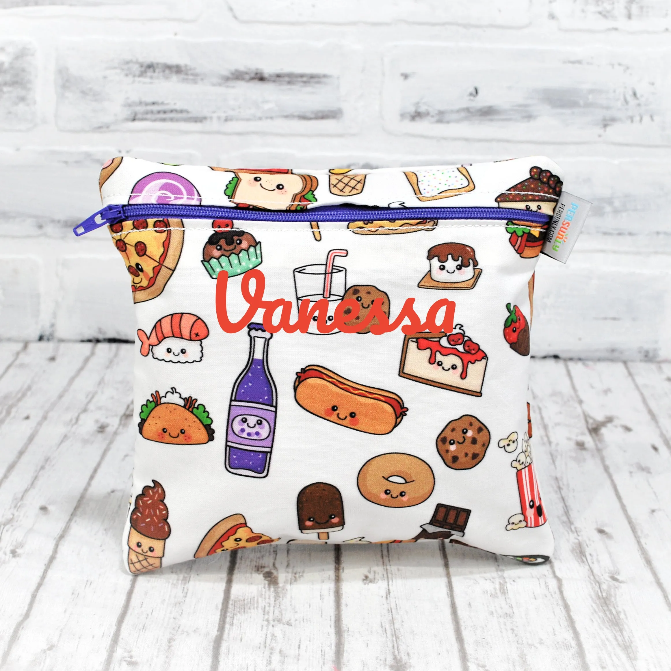 Kawaii Food Personalized Reusable Food Bag