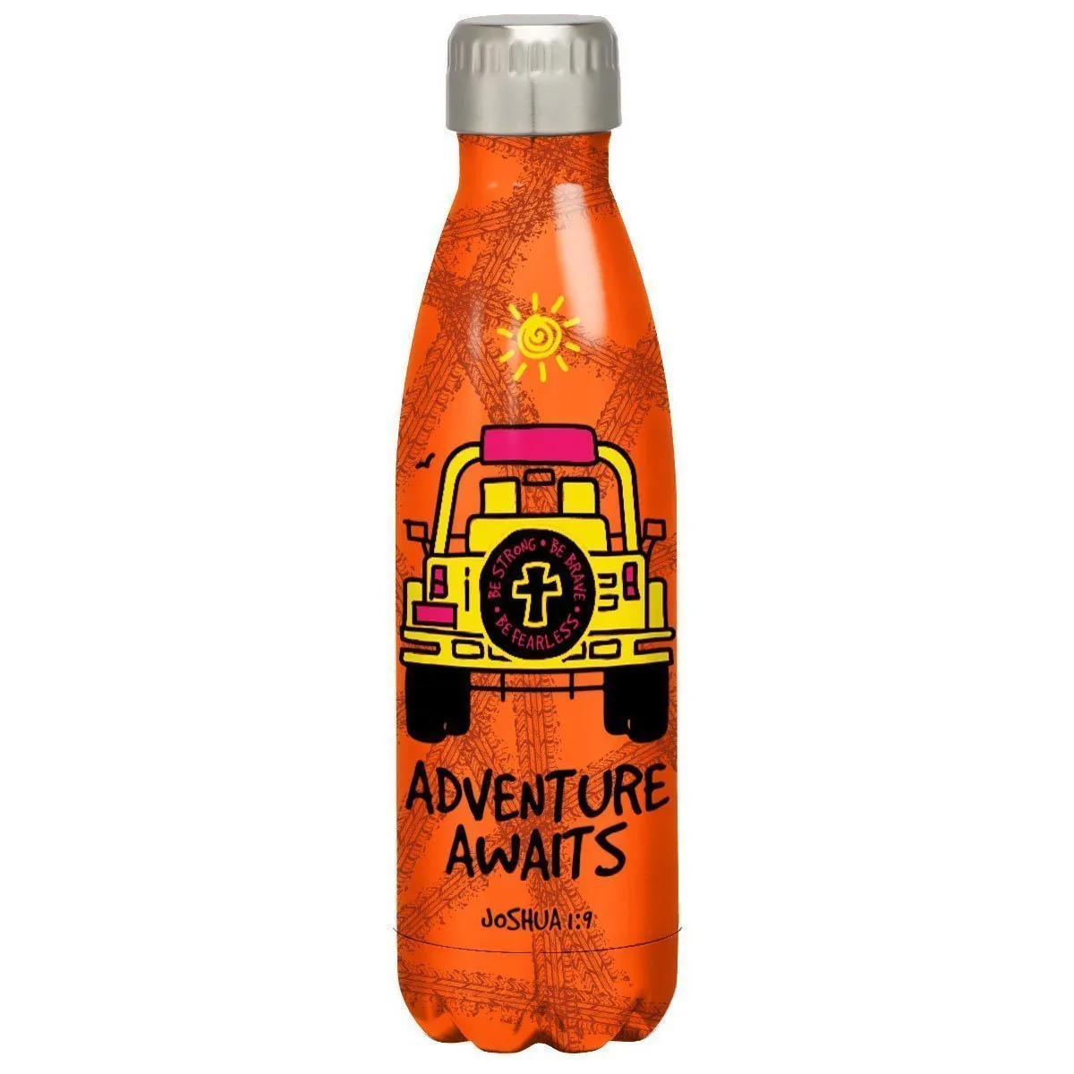 Kerusso® Adventure Awaits Stainless Steel Water Bottle