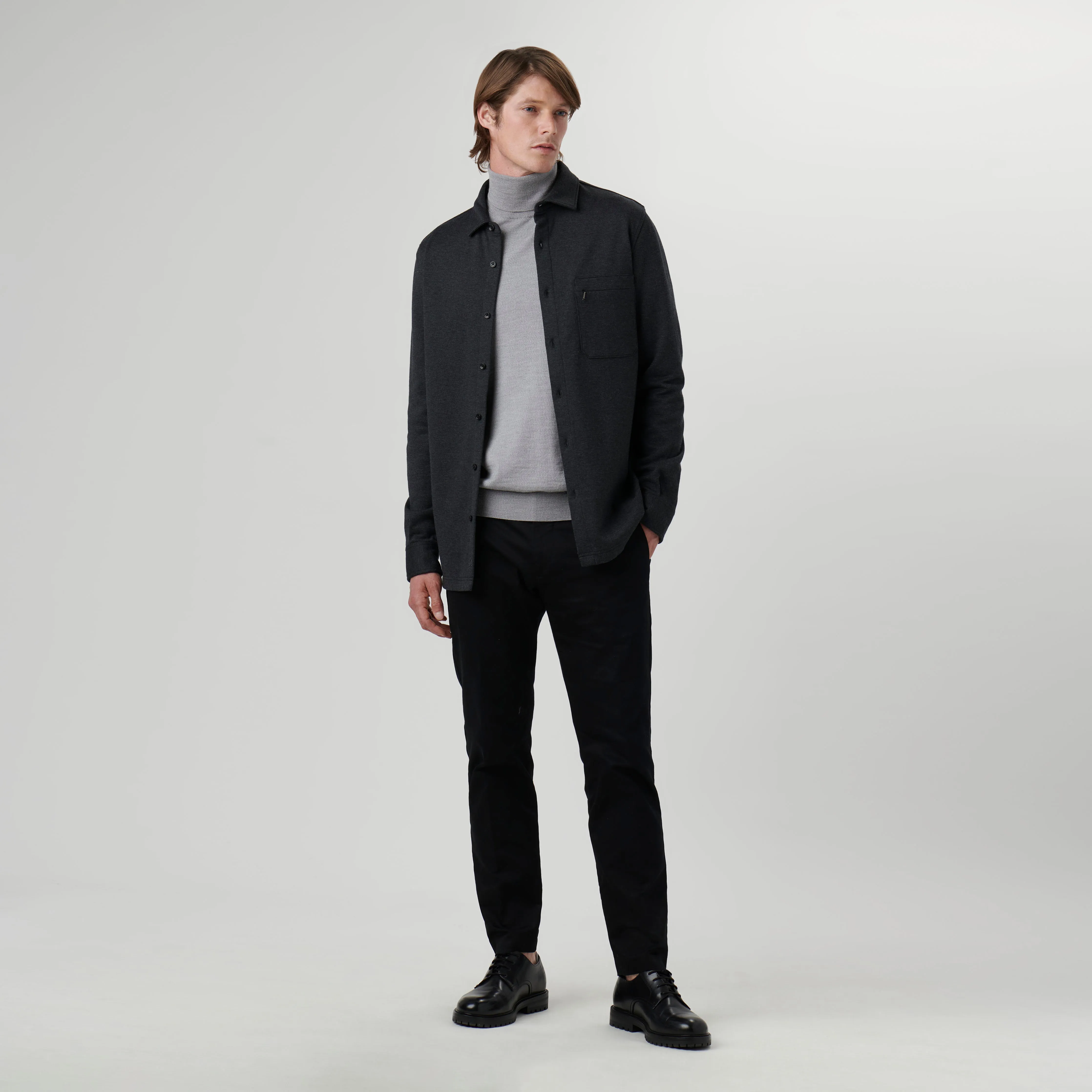 Knit Shirt Jacket