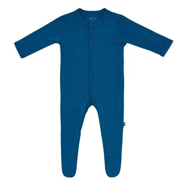 Kyte Zippered Footie- Sapphire