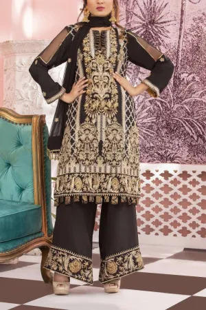 Ladies Un-Stitch  Bemisal Pure Crape/Silk Collection'2020 V.S Textile D-03