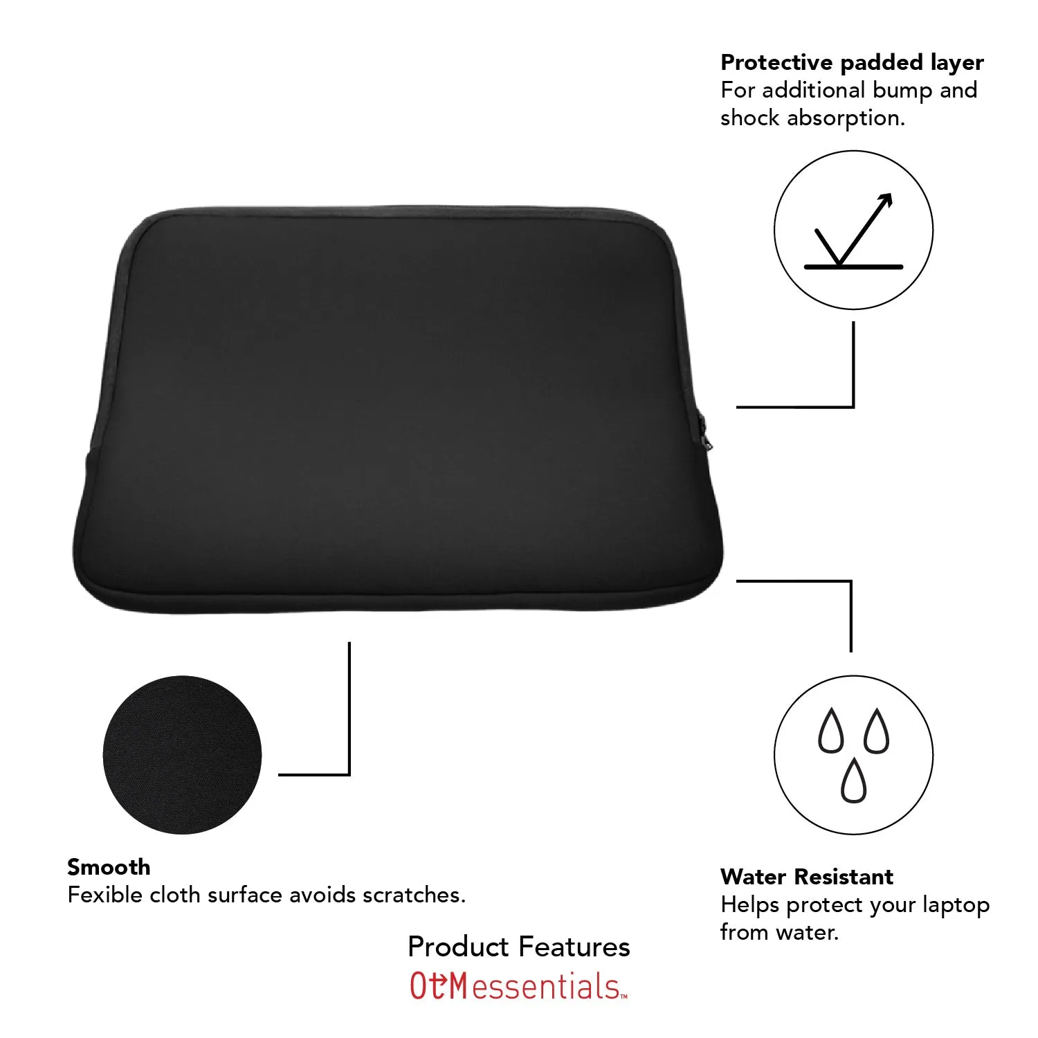 Laptop Sleeve, Neoprene, University of Arkansas - Fayetteville
