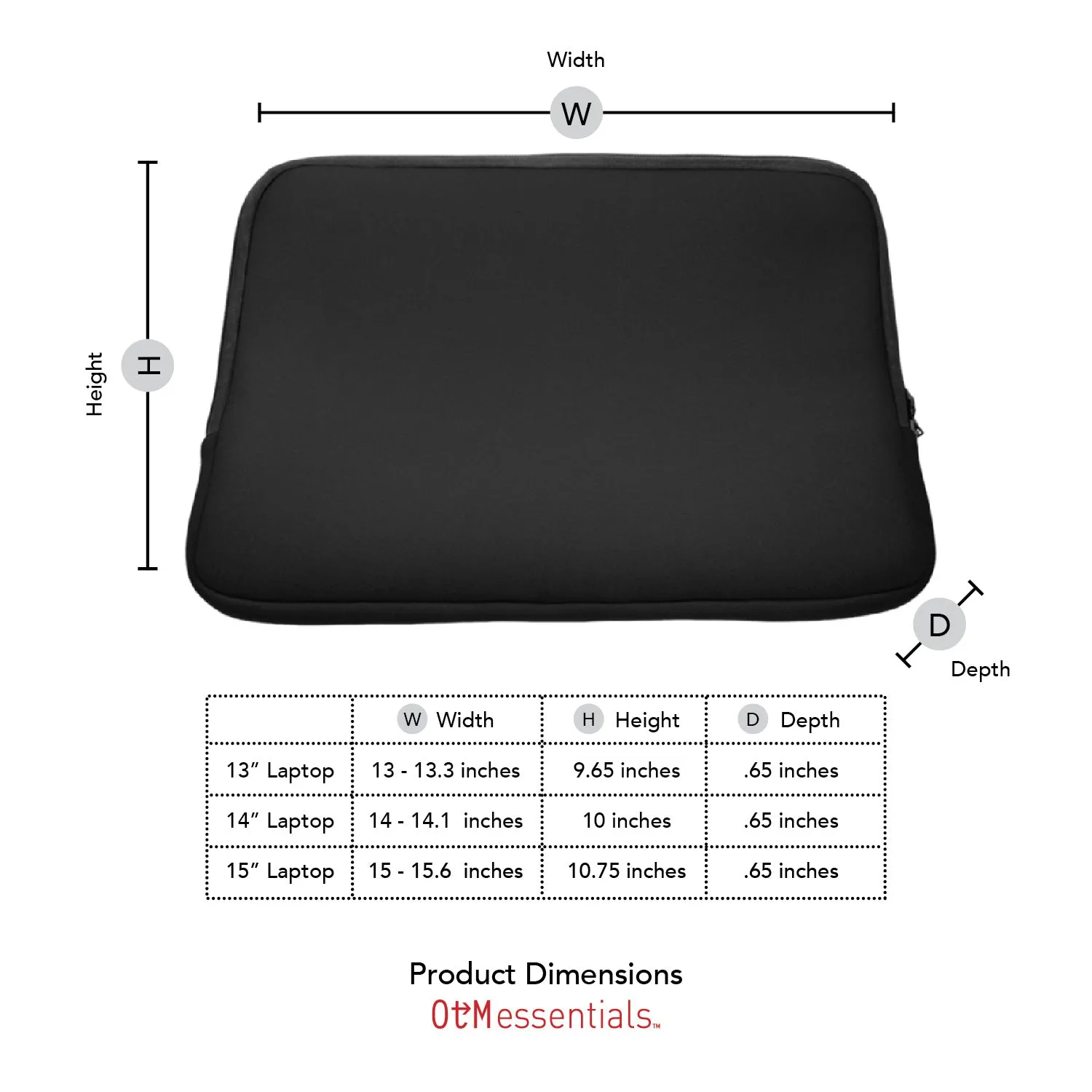 Laptop Sleeve, Neoprene, West Virginia University