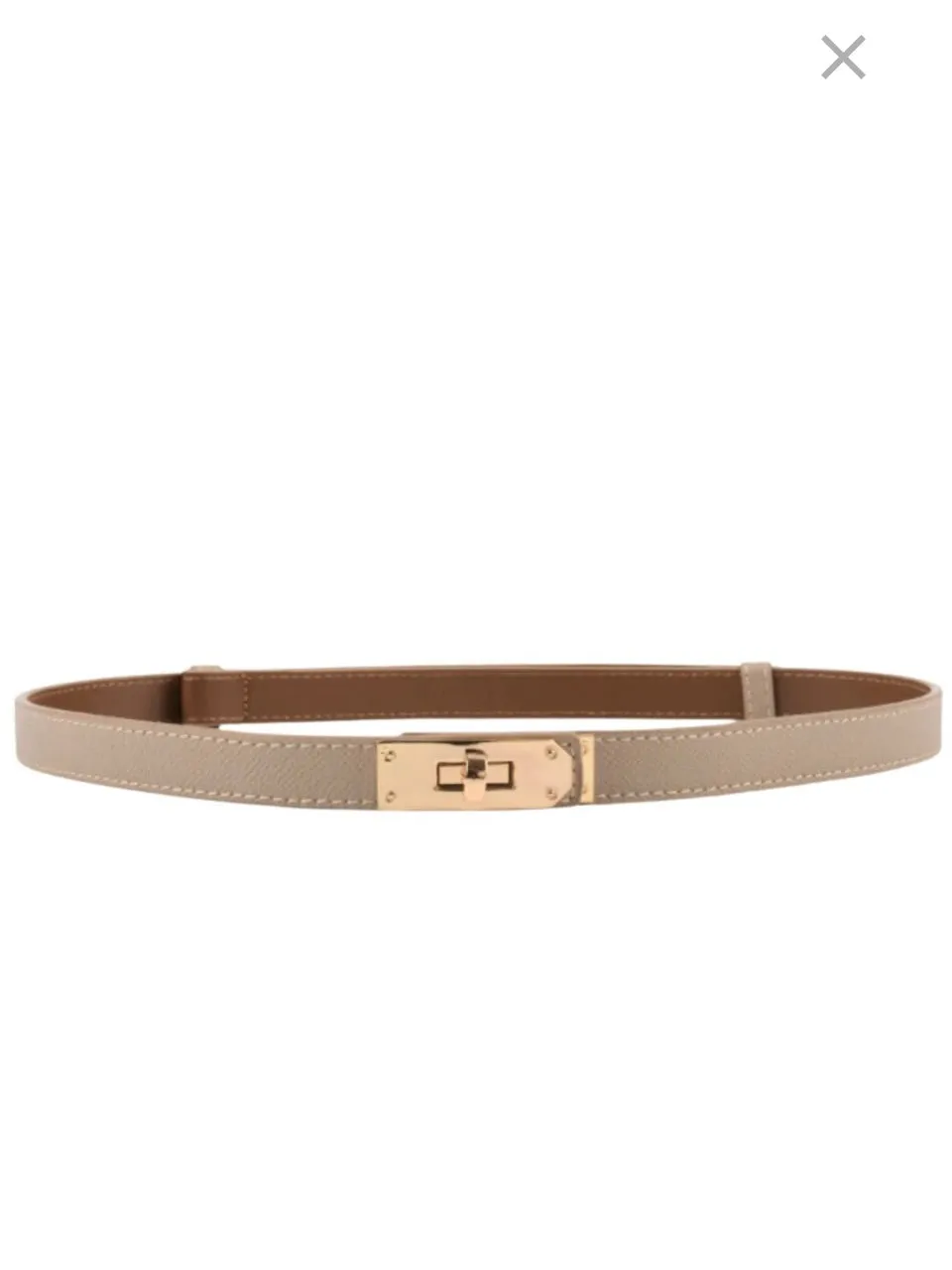 LATCH BELT TAUPE