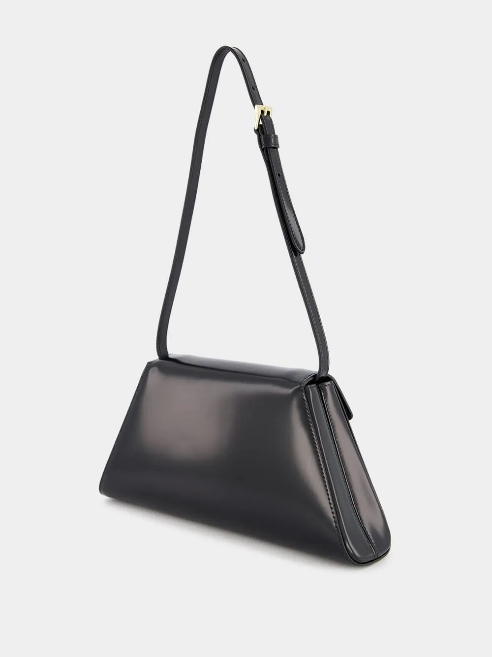 Leather Spazzolato Shoulder Bag