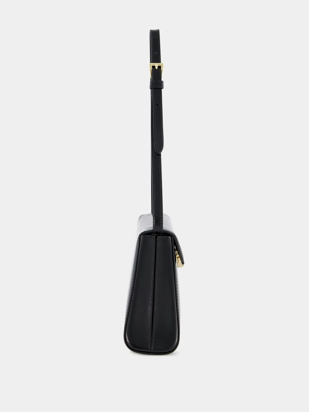 Leather Spazzolato Shoulder Bag