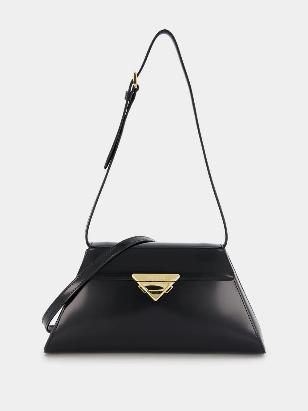 Leather Spazzolato Shoulder Bag