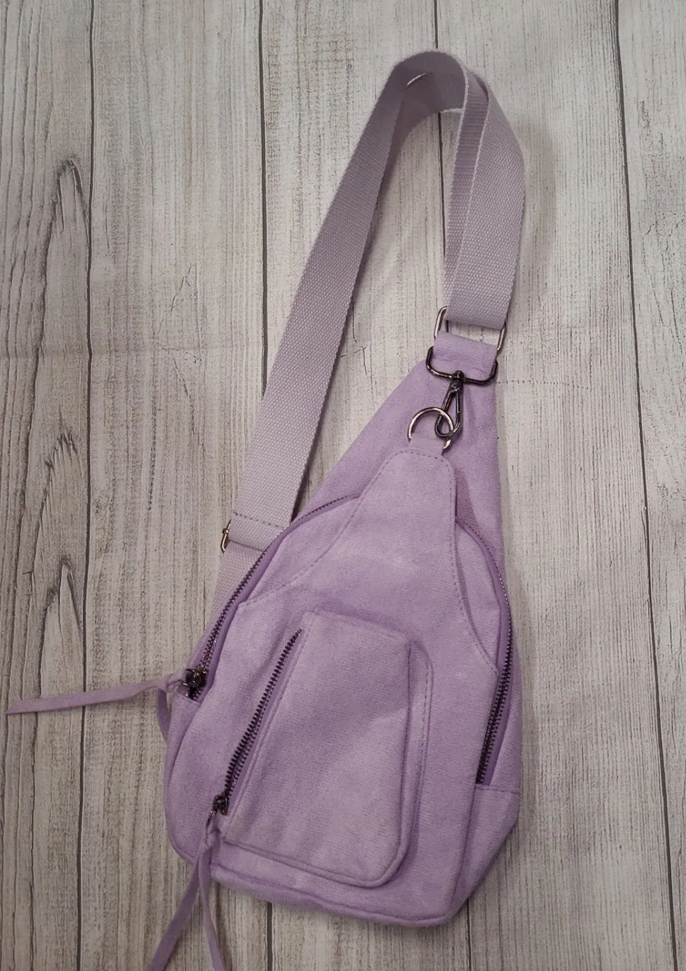 Leather/Suede Like Sling Bags