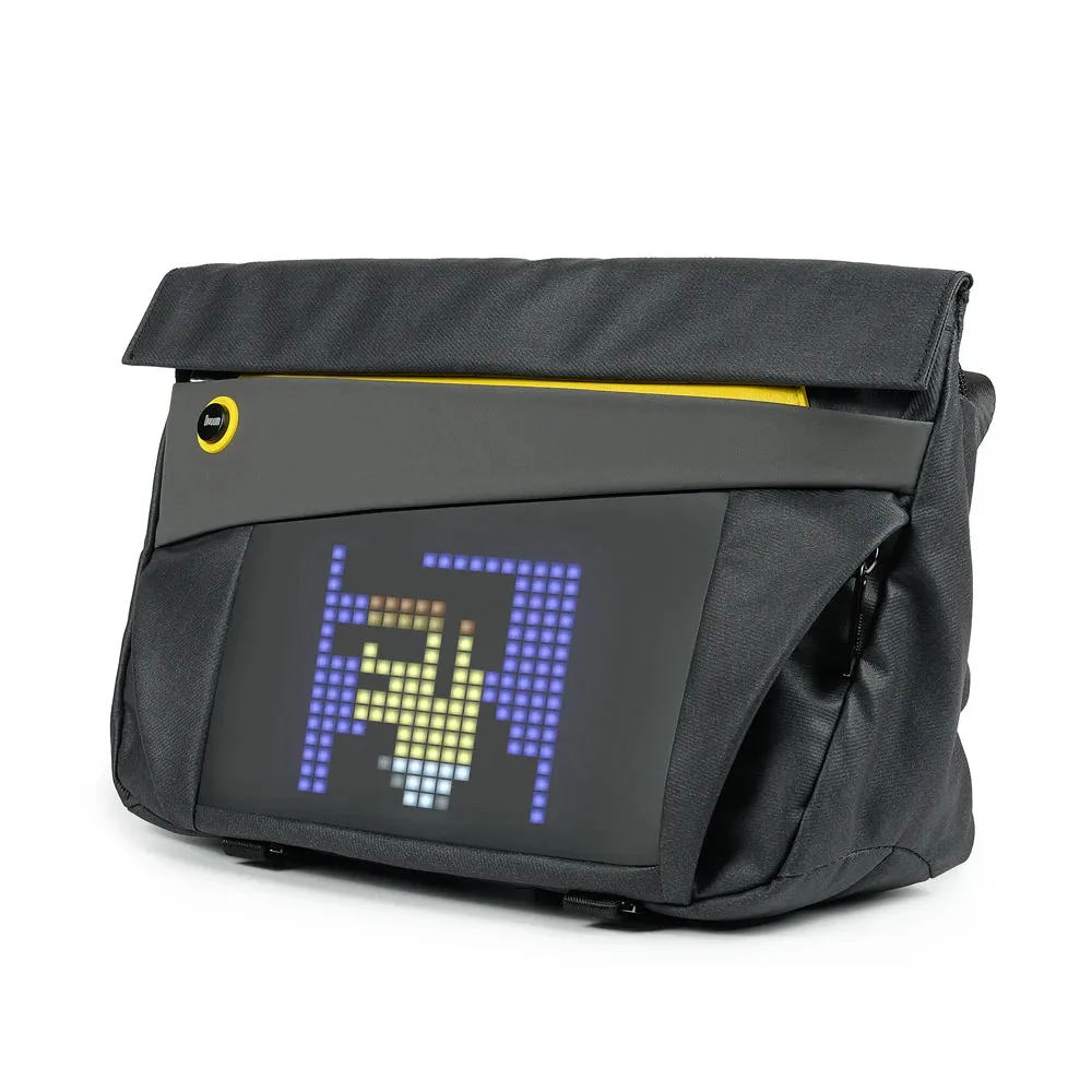 LED Pixel Art Sling Bag - Customizable Waterproof Crossbody Messenger Bag
