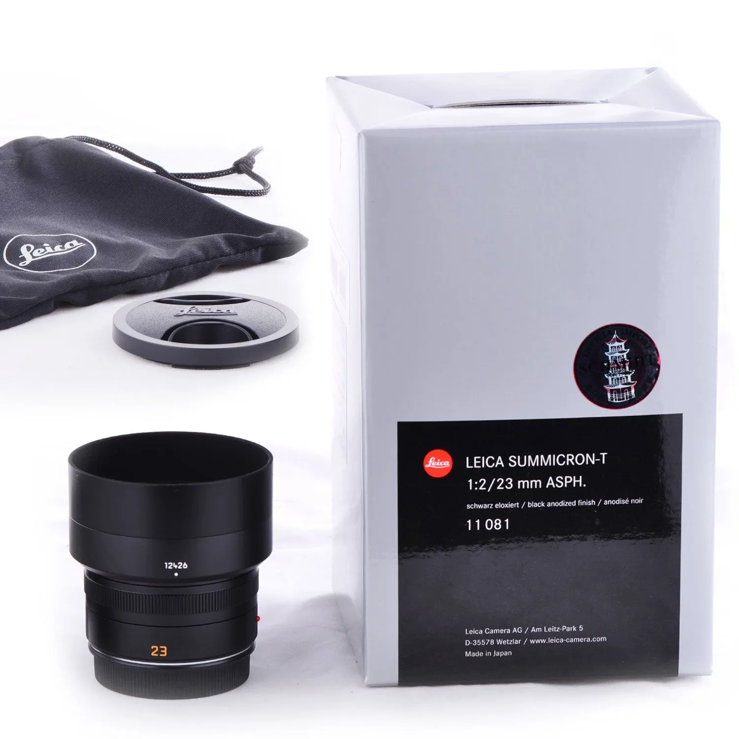 Leica Summicron-T 23mm f/2 ASPH Lens