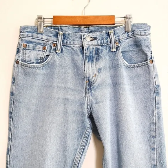 Levi's 511 HIGH Waisted Light Wash Straight Leg Jeans