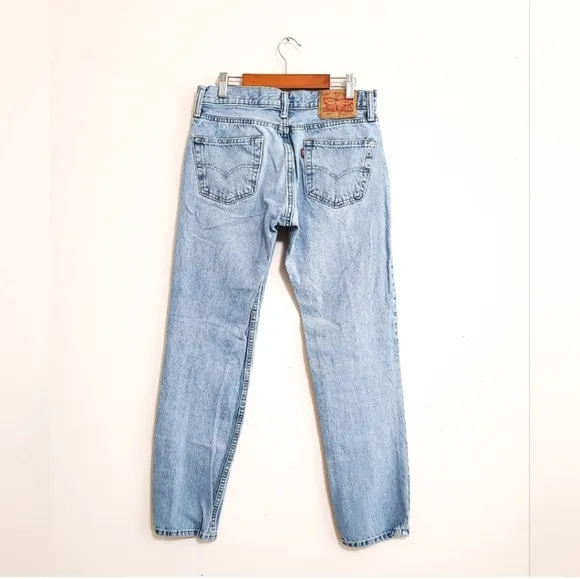Levi's 511 HIGH Waisted Light Wash Straight Leg Jeans
