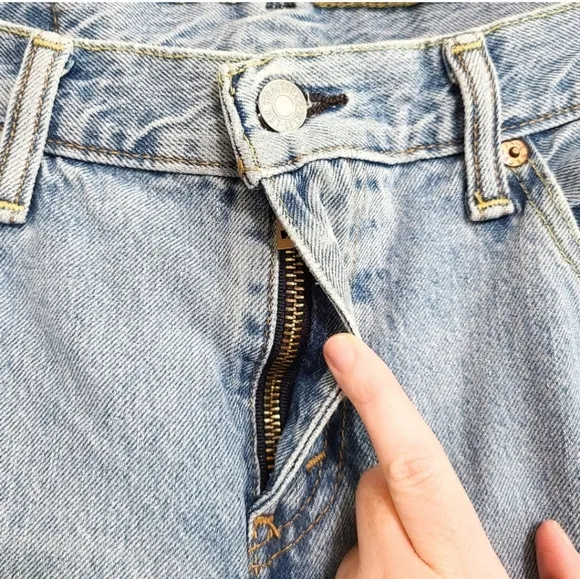 Levi's 511 HIGH Waisted Light Wash Straight Leg Jeans