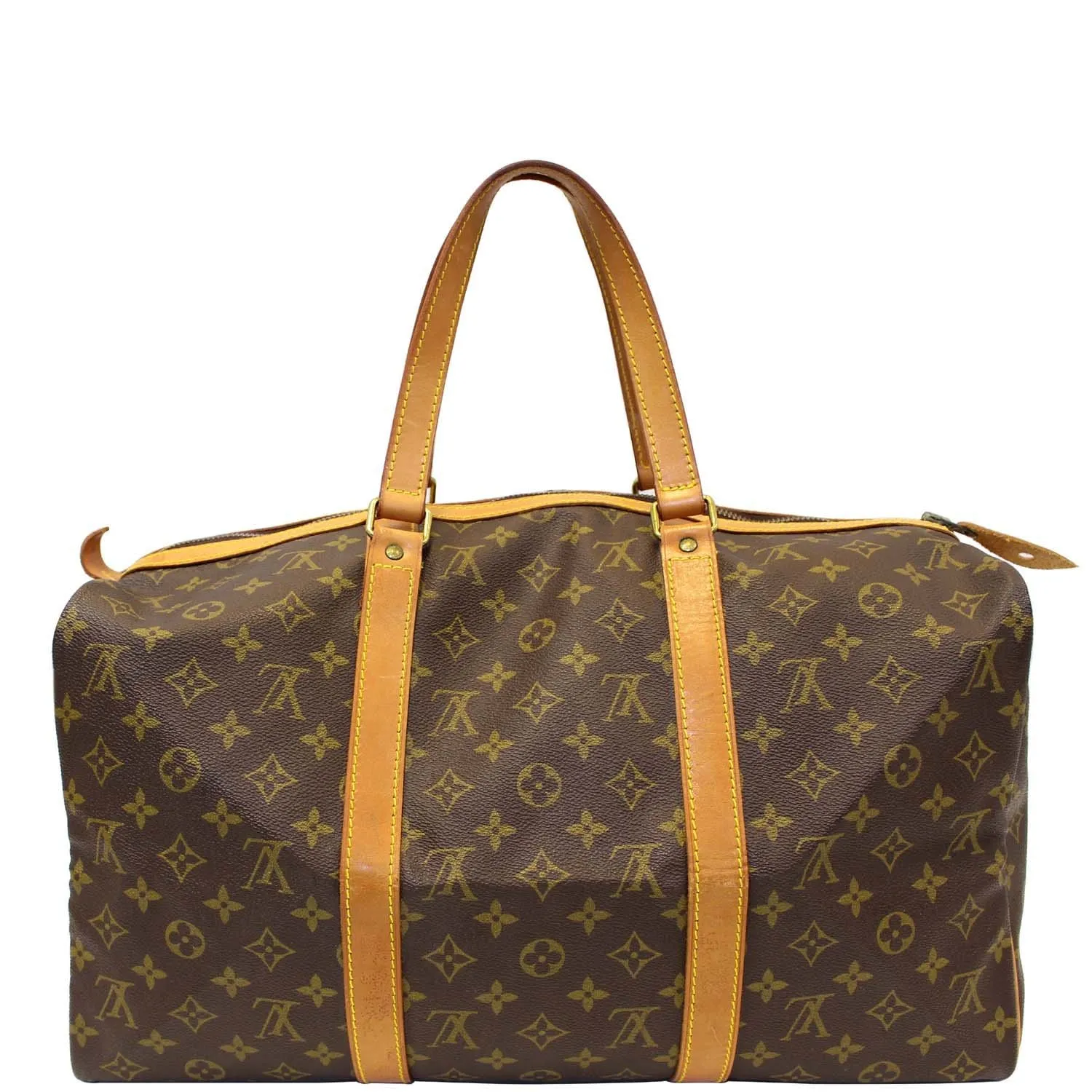 LOUIS VUITTON  Sac Souple 45 Monogram Canvas Boston Bag