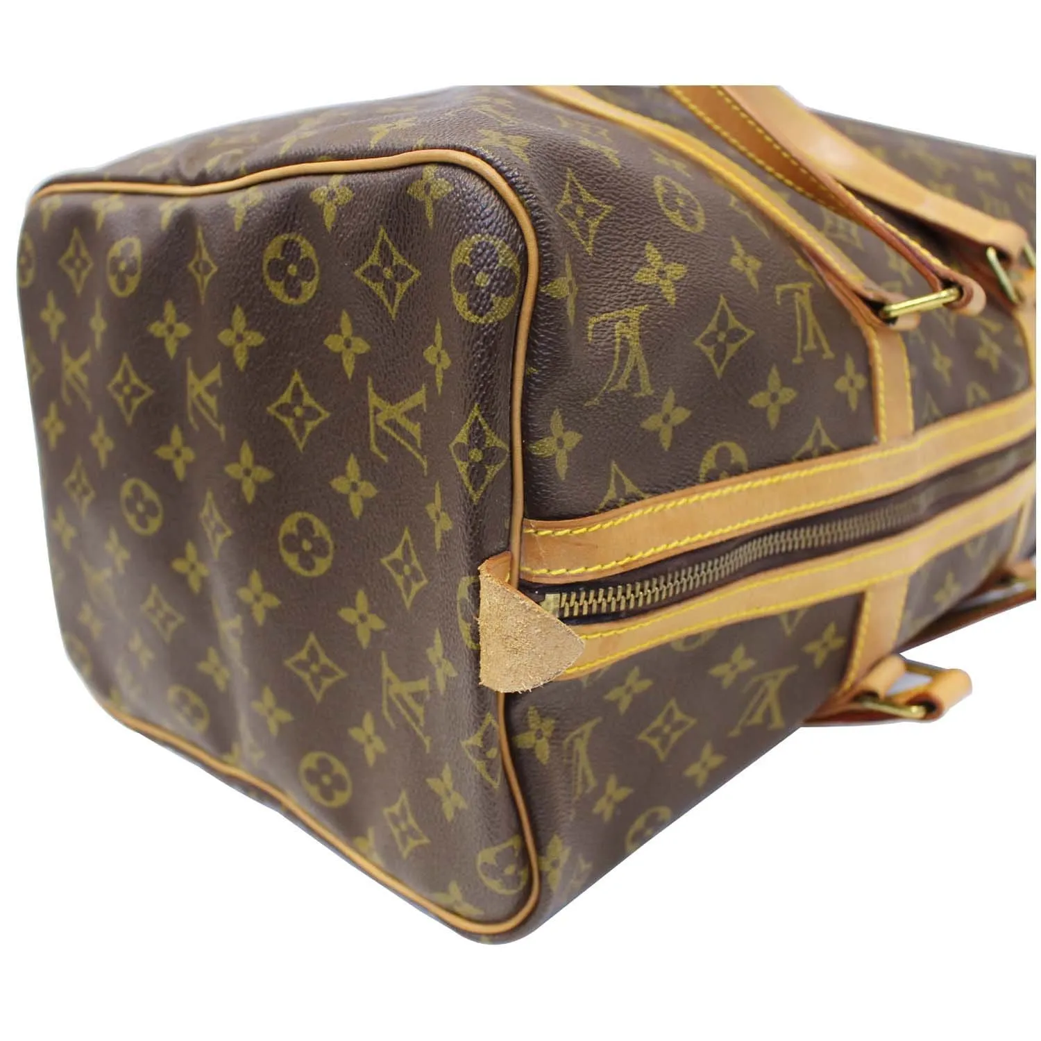 LOUIS VUITTON  Sac Souple 45 Monogram Canvas Boston Bag