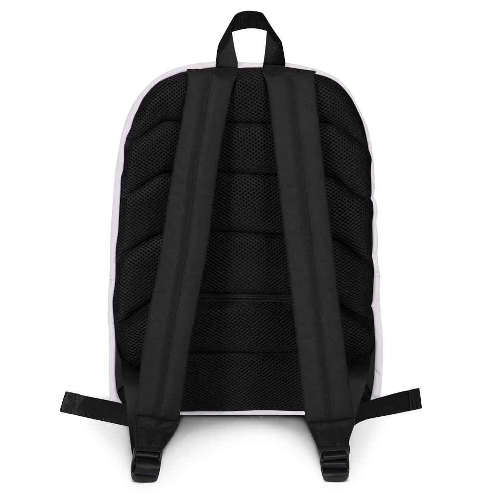 Love Hates Labels (Pink Backpack)