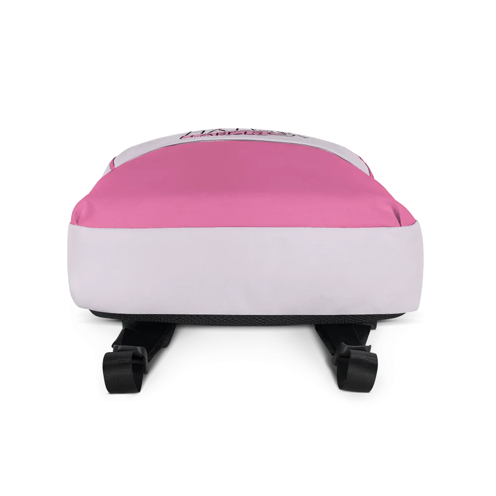Love Hates Labels (Pink Backpack)