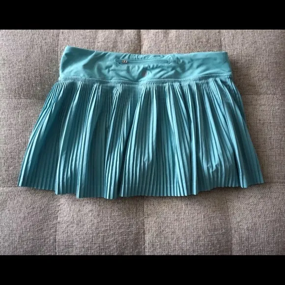 Lululemon Womens Pleat to Street Skirt Tennis Golf Pleated Blue Size 6