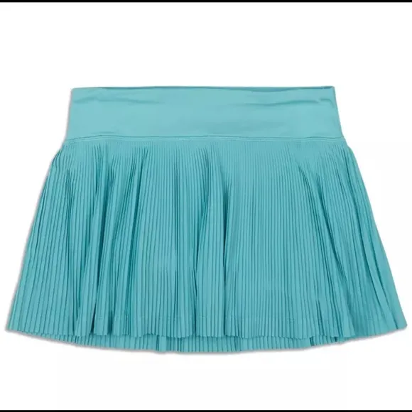 Lululemon Womens Pleat to Street Skirt Tennis Golf Pleated Blue Size 6