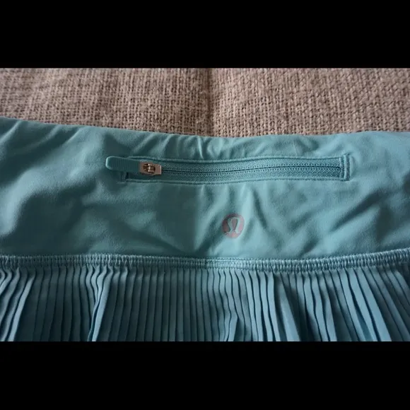 Lululemon Womens Pleat to Street Skirt Tennis Golf Pleated Blue Size 6