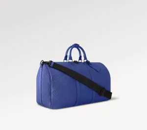 LV Blue Monogram Duffle Bag