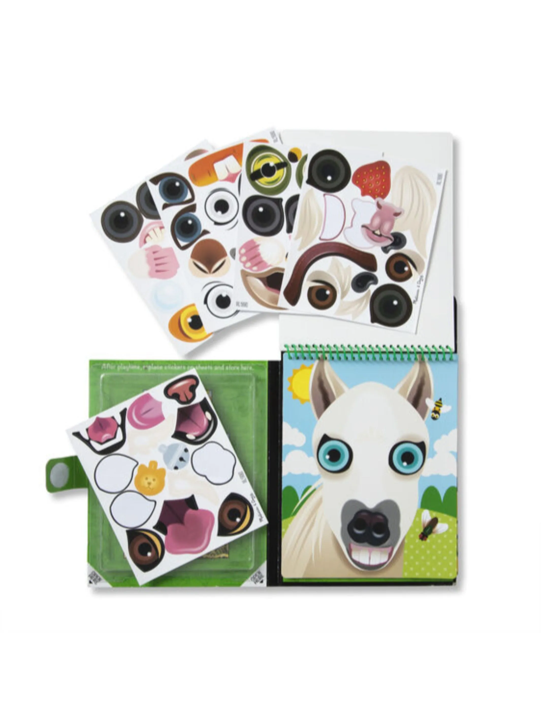 Make-a-Face - Pets Reusable Sticker Pad - On the Go Travel Activity