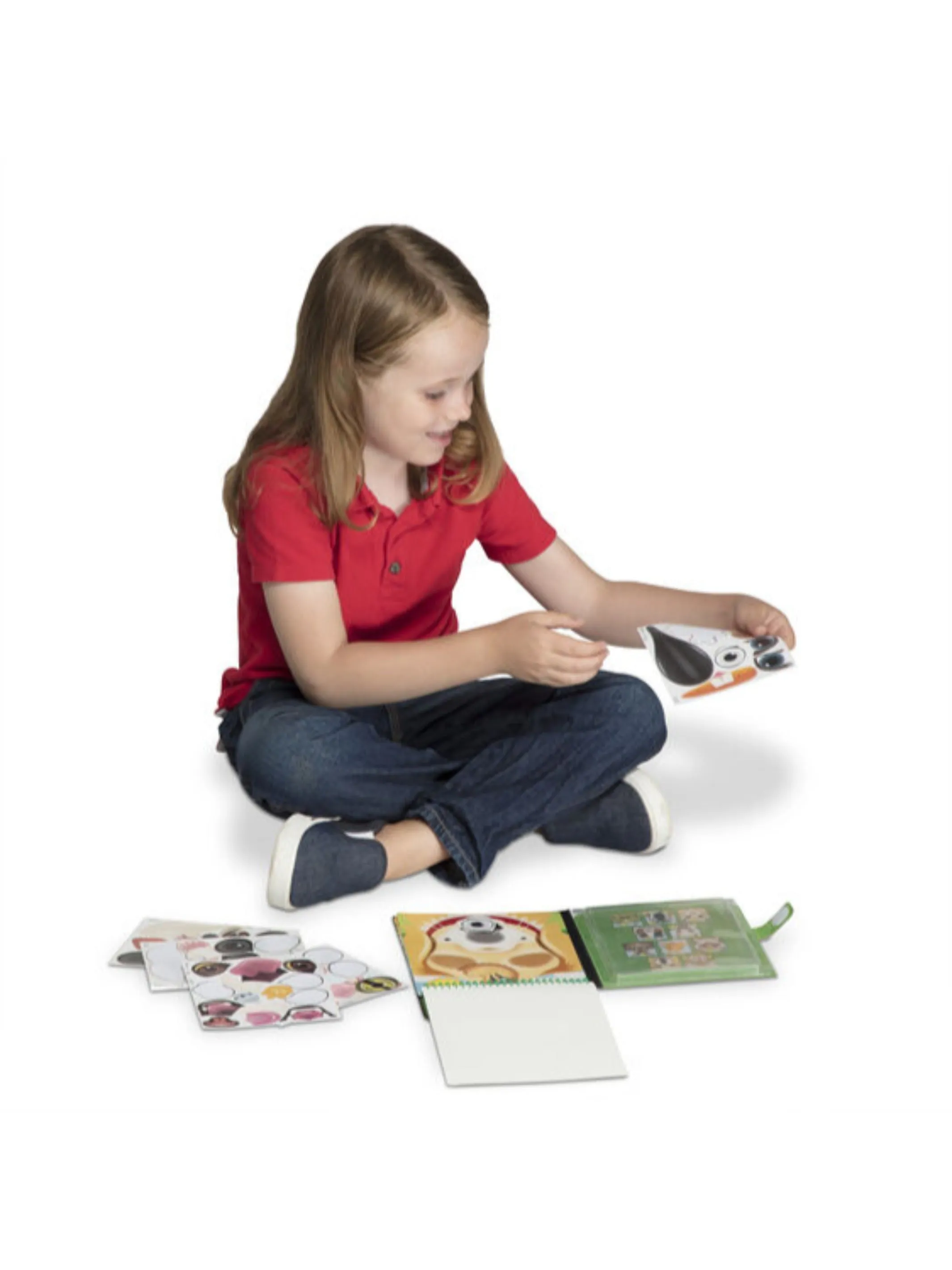 Make-a-Face - Pets Reusable Sticker Pad - On the Go Travel Activity