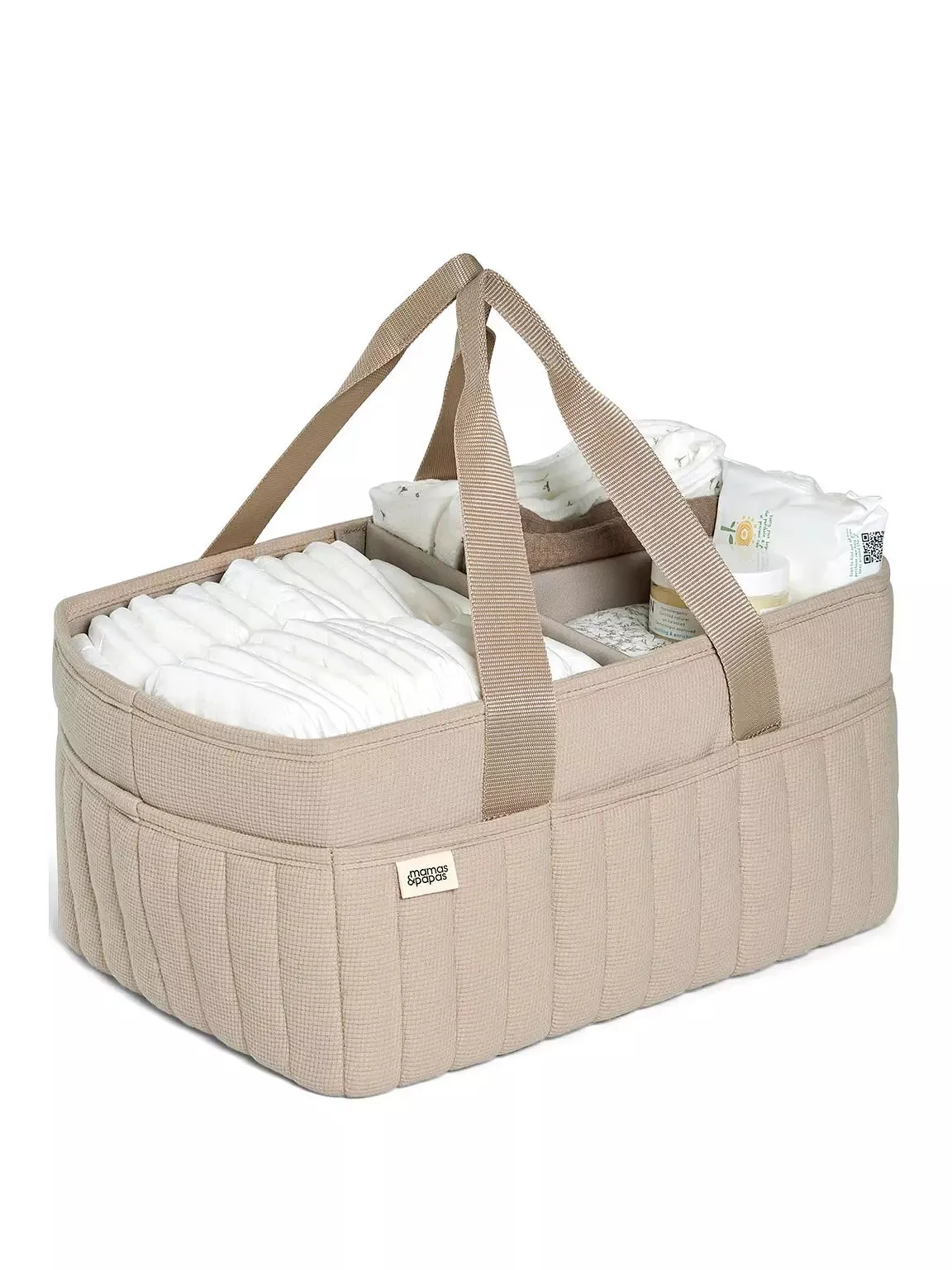 Mamas & Papas Nappy Caddy - Cashmere Waffle