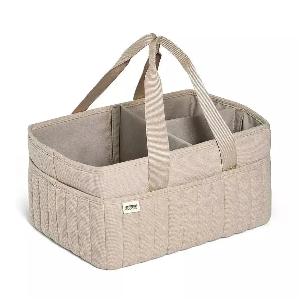 Mamas & Papas Nappy Caddy - Cashmere Waffle