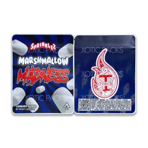 Marshmallow Madness Mylar Bag 3.5 Grams with Labels and Stickers