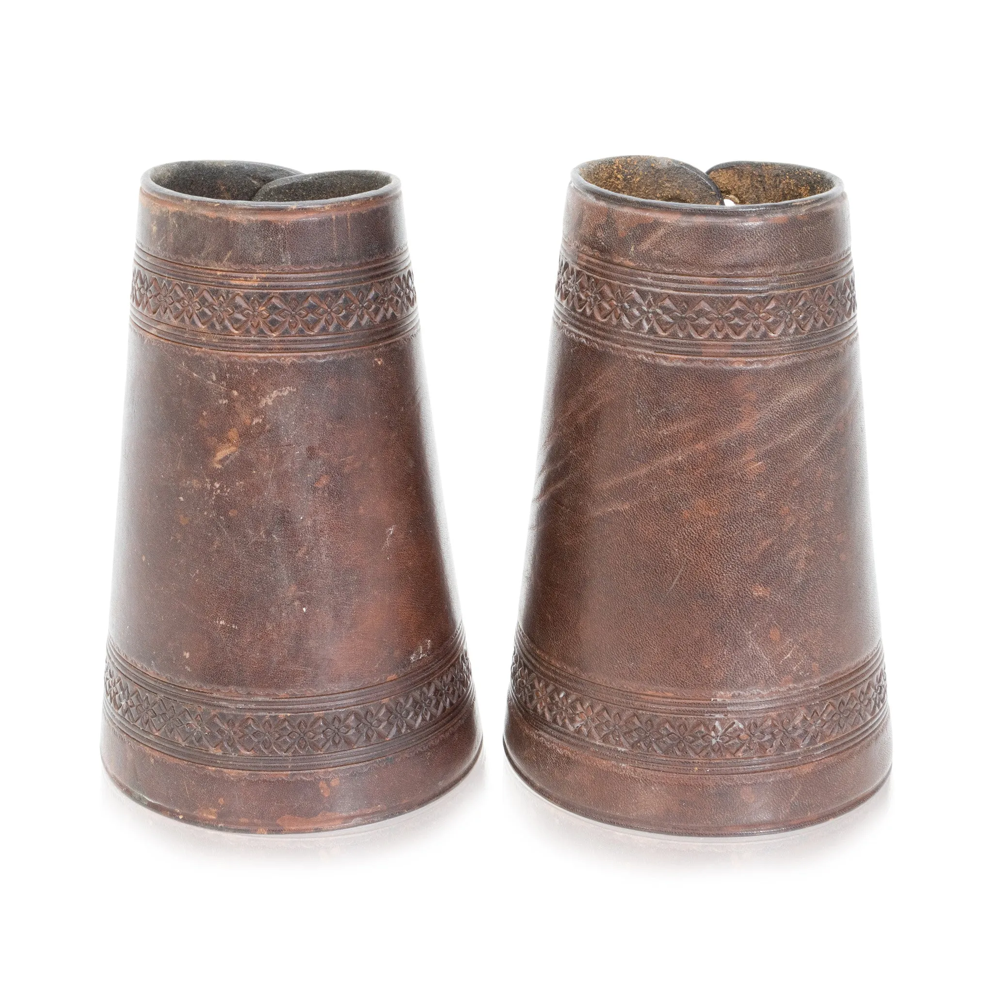 Meana Leather Cowboy Cuffs