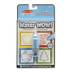 Melissa & Doug Water Wow! Colors & Shapes Water-Reveal Pad - On the Go Travel Activity