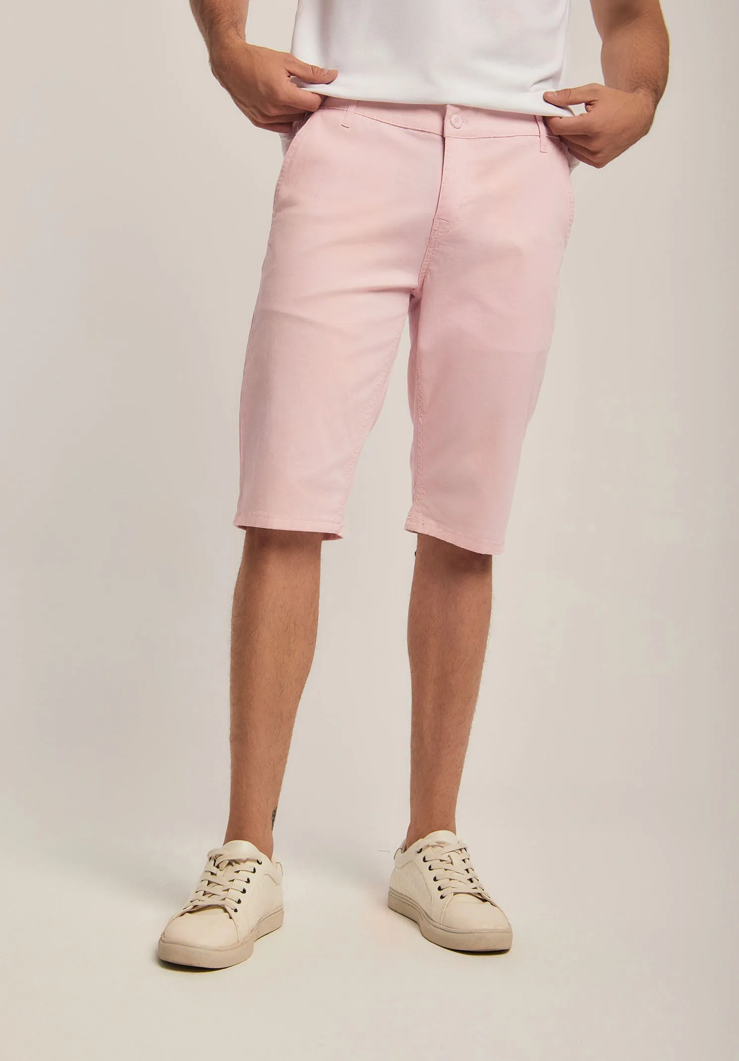Men Shorts - Blush Pink